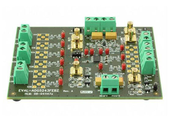 EVAL-ADG5243FEBZ Solusi Tertanam ADG5243F Papan Evaluasi Switch SPDT Ganda Terlindungi dari Overvoltage
