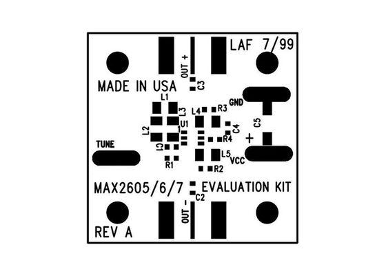 Papan Evaluasi Oscillator Terkendali Tegangan 150MHz Hingga 300MHz MAX2607EVKIT Embedded Solutions