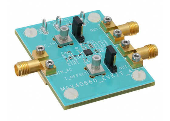 Papan Evaluasi Amplifier Transimpedansi Per IC Saluran Tunggal Solusi Tersemat MAX40660EVKIT
