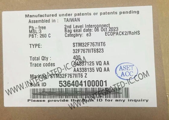 STM32F767IIT6 Mikrokontroler MCU 32-Bit dengan Kecepatan 216MHz dan Paket LQFP-176 untuk Aplikasi Tertanam