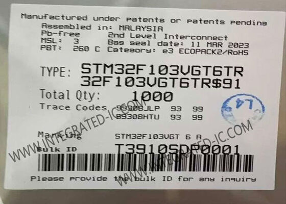 STM32F103VGT6TR Mikrokontroler MCU 1MB Flash Mikrokontroler 32-Bit Single-Core MCU