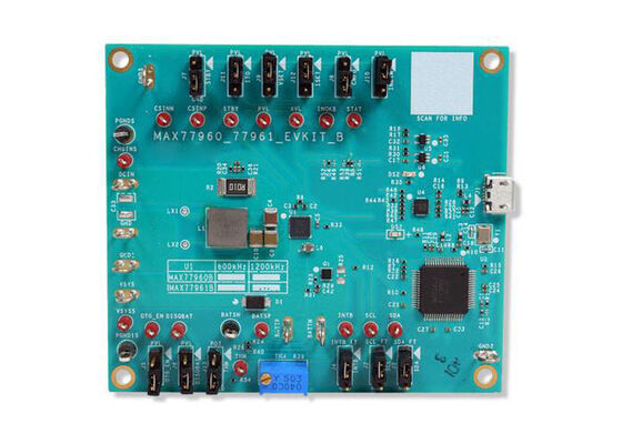 MAX77961BEVKIT12 Solusi Embedded MAX77961B Kit Evaluasi Pengisi Daya Buck-Boost USB Type-C