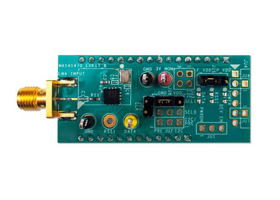 MAX41474EVK Embedded Solutions MAX4147X Kit Evaluasi Penerima ISM/SRD Sub-GHz VHF/UHF