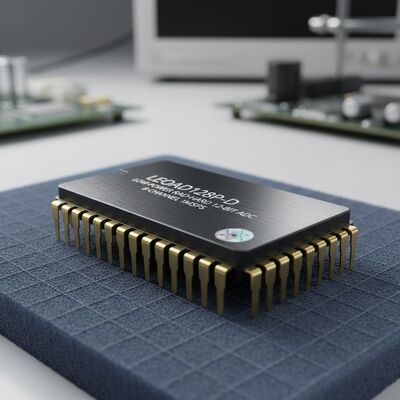 LEOAD128P-D Low-Power Rad-Hard 12-Bit ADC Integrated Circuit Chip dengan Konversi 8-Channel 1Msps
