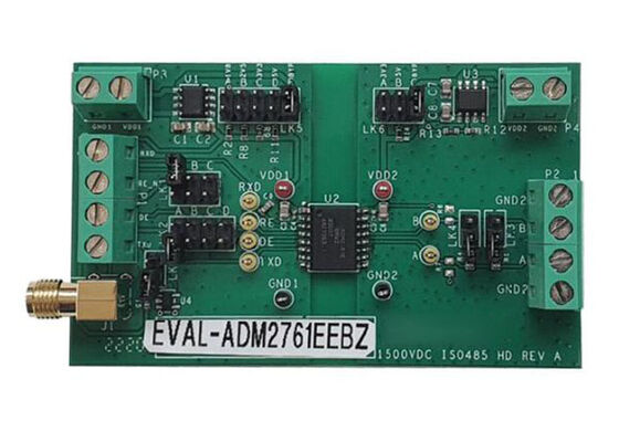 EVAL-ADM2761EEBZ Solusi Tertanam ADM2763E Papan Evaluasi Transceiver RS-485 Terisolasi