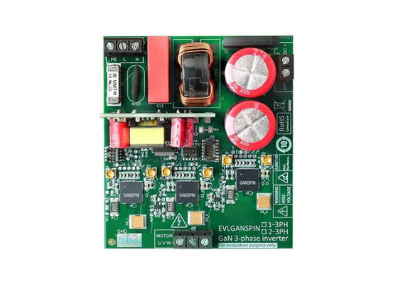 EVLGANSPIN1-3PH Solusi Tertanam GANSPIN611 STM32G431RB Papan Desain Referensi Kontrol Motor