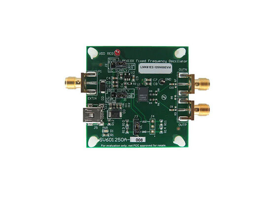 LMK61E2-125M00EVM Solusi Embedded Ultra-Low Jitter Crystal Oscillator Evaluation Board