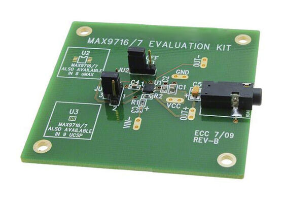 MAX9716EVKIT Embedded Solutions MAX9716 Dewan Evaluasi Amplifier Daya Audio