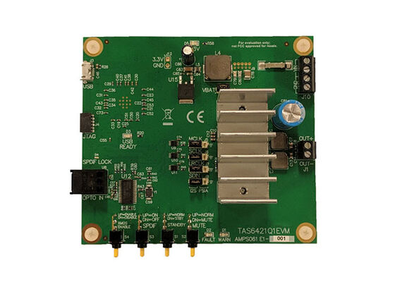 TAS6421Q1EVM Embedded Solutions PurePathTM 1-Channel Class D Audio Amplifier Evaluation Board