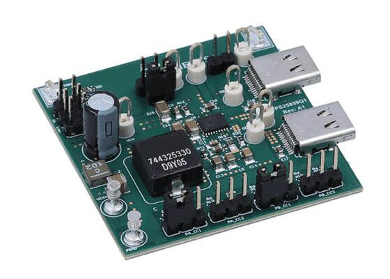 TPS25859Q1EVM-161 Solusi Embedded TPS25859-Q1 Modul Evaluasi Pengontrol Pelabuhan Pengisian Tipe-C USB