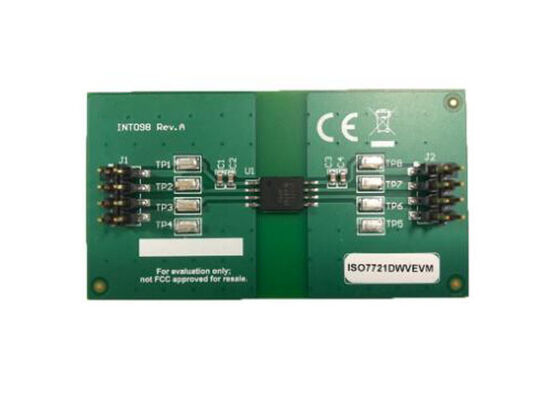 Modul Evaluasi Solusi Tertanam ISO7721DWVEVM Untuk Isolator Digital 2 Saluran ISO7721