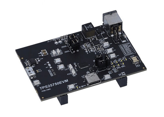 TPS25750EVM Solusi Tertanam USB Type-C Power Delivery Board Evaluation Power Management
