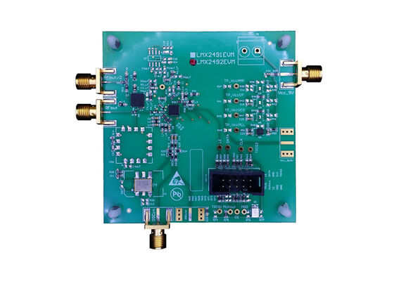 LMX2492EVM Embedded Solutions Low Noise 14GHz Wideband PLL Timing Evaluation Board