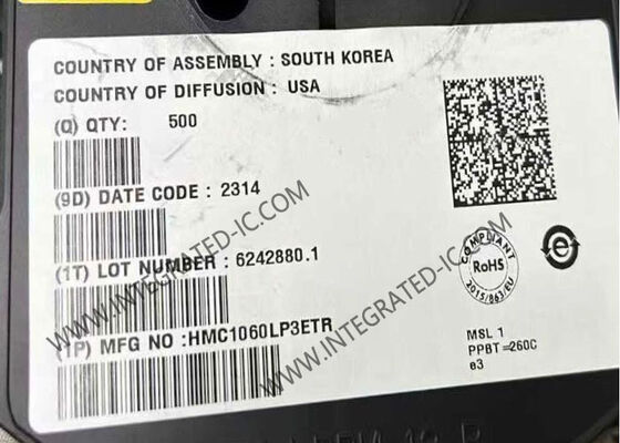 HMC1060LP3ETR Integrated Circuit Chip Quad Low Noise High PSRR Linear Voltage Regulator dengan arus keluar 500 mA