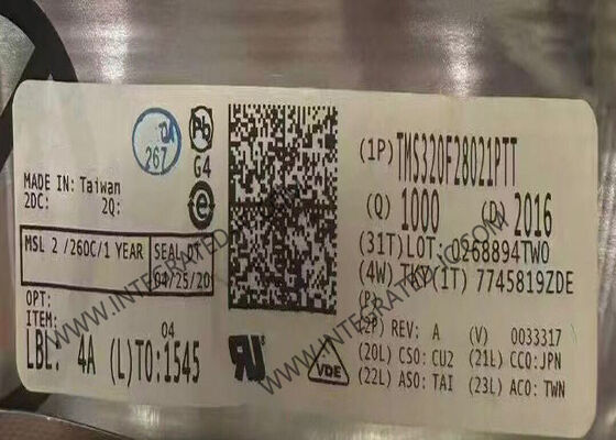 TMS320F28021PTT Mikrokontroler MCU C2000TM 32-Bit 40MHz MCU Dengan 64KB Flash