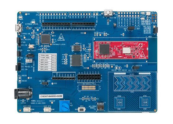 CY8CKIT-064S0S2-4343W Solusi Tertanam 2.4GHz PSOCTM 6 BT 5.0 Dewan Evaluasi Transceiver RF
