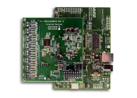 ADS131E08EVM-PDK Solusi Embedded ADS131E08 24-Bit Analog Front End Demonstrasi Kit