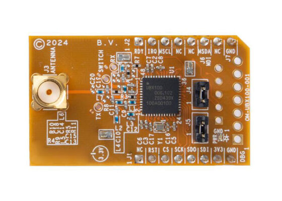 OM-UBX100-001 Embedded Solutions Breakout Board Untuk Transceiver RF Sub-GHz UBX100