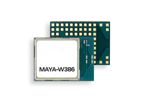 MAYA-W386-00B Modul Komunikasi Wireless dengan 1Mbps Low-Power Wi-Fi 6/6E dan BT 5.4 untuk Aplikasi Industri