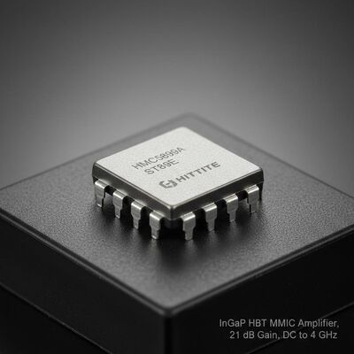 Chip Sirkuit Terpadu HMC589AST89E InGaP HBT MMIC Amplifier dengan Penguatan 21 dB dan Rentang Frekuensi DC hingga 4 GHz