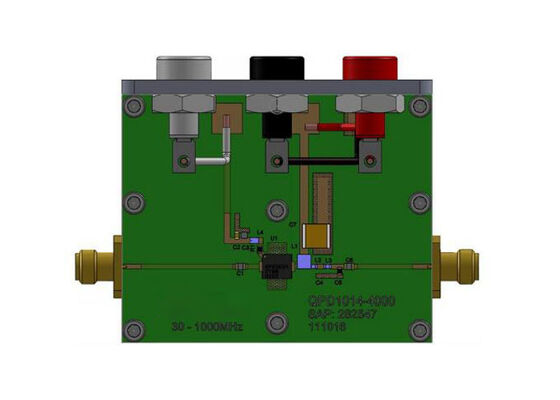 Papan Evaluasi Transistor Cocok Input GaN QPD1014A Solusi Tertanam QPD1014AEVB
