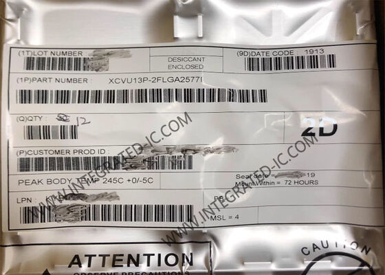 XCVU13P-2FLGA2577I Virtex UltraScale+ FPGA Chip dengan 3780000 Elemen Logika, Laju Data 32,75 Gb/s, dan 576 I/O