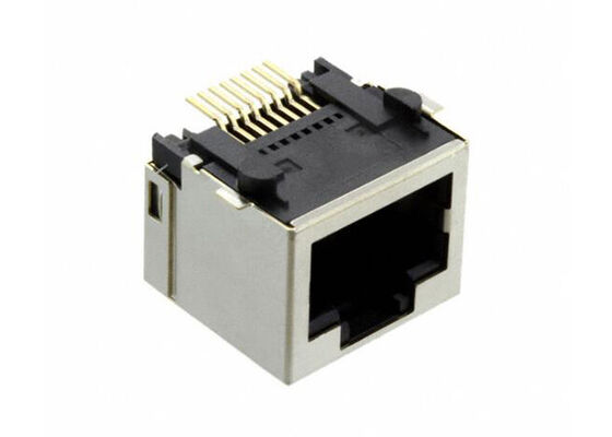 634008149821 Konektor RJ45 Berlapis dengan Lapisan Kontak Emas dan Konektor Modular Jack 8P8C Surface Mount