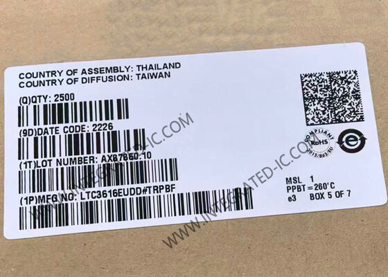 LTC3616EUDD Integrated Circuit Chip 6A 4MHz Monolithic Synchronous Step-Down DC/DC Converter dengan Low Quiescent Current
