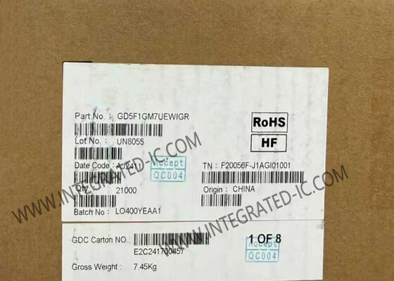 GD5F1GM7UEWIGR 1 Gbit SPI NAND Flash Memory IC Chip dengan SPI Interface dalam Paket WSON-8