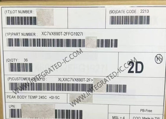 XC7VX690T-2FFG1927I Virtex-7 FPGA 640MHz Bidang Gerbang yang Dapat Diprogram Array FCBGA-1927