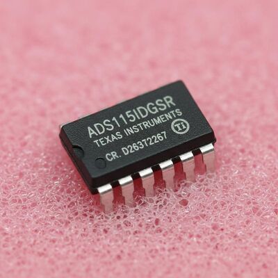 ADS1115IDGSR 16Bit Delta Sigma ADC dengan 860SPS Sampling Rate dan I2C Interface Analog ke Digital Converter