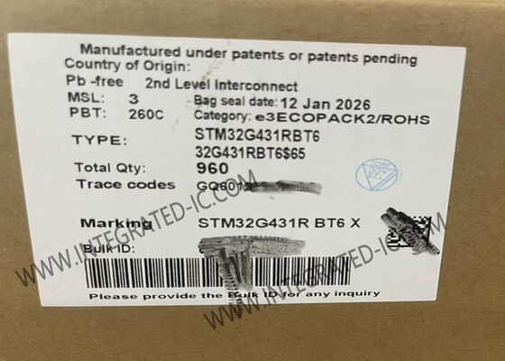 MCU ARM Cortex-M4F STM32G431RBT6 dengan Kecepatan 170MHz Memori Flash 128KB dan Single-Core 32-Bit dalam Paket LQFP64