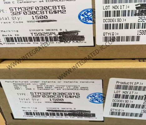 STM32F030C8T6 32-Bit Mikrokontroler IC dengan Inti ARM Cortex M0 48MHz dan 39 Pin I/O