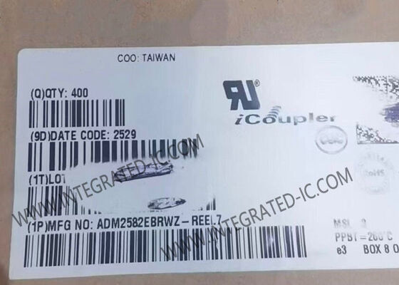 ADM2582EBRWZ Integrated Circuit Chip dengan Isolasi 2500Vrms dan 16 Mbps Data Rate Transceiver RS-485 dengan Perlindungan ESD ±15 kV