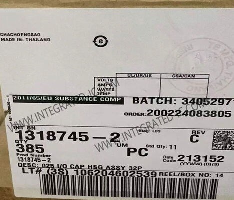 1318745-2 32 Posisi 2.2 mm Pitch Konektor Header Sinyal Tingkat Otomotif untuk Aplikasi PCB