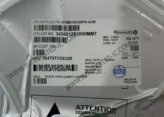 ATMEGA329PA-AUR AVR Mikrokontroler MCU Kinerja Tinggi 8-Bit 20MHz dengan 54 Jalur I/O