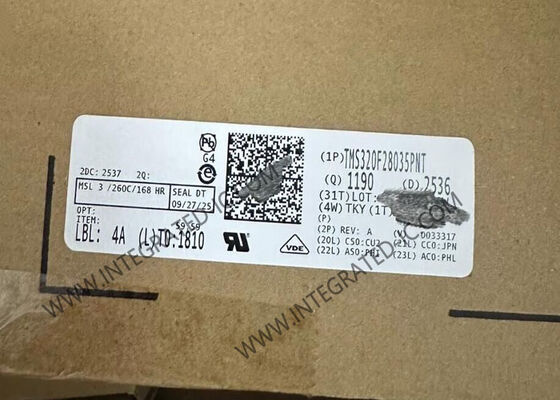TMS320F28035PNT C2000TM 32-Bit Microcontroller MCU dengan 60MHz Speed 128KB Flash dan 45 I/O Real-Time MCU