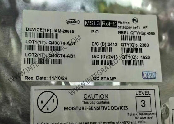 IAM-20685 Sensor IC 6-Axis MotionTracking MEMS Perangkat Untuk ADAS Dan Aplikasi Mengemudi Otonom