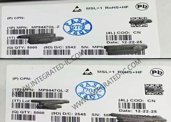 MP9447GL Sirkuit Terpadu Chip 5A 36V Konverter Step-Down Sinkron QFN-20