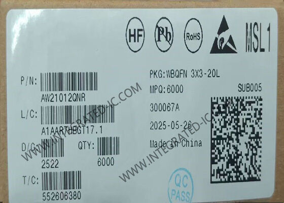 AW21012QNR 12-Channel LED Driver dengan 256 Level PWM dan I2C Interface