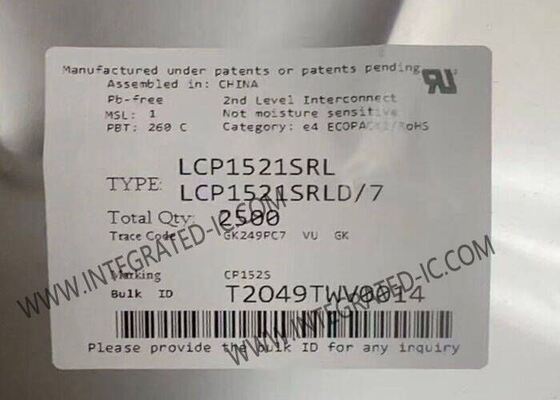 LCP1521SRL Programmable Transient Voltage Suppressor IC Chip dengan 150 mA Holding Current dan Kapasitas 35pF untuk Perlindungan SLIC