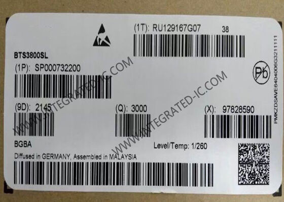 BTS3800SL Integrated Circuit Chip Power Switch dengan 350mA Output Current dan fungsi perlindungan tertanam untuk aplikasi otomotif dan industri