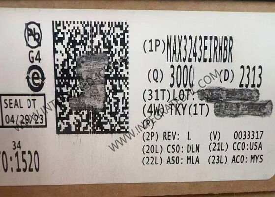 MAX3243EIRHBR Integrated Circuit Chip RS-232 Transceiver dengan 500kbps Data Rate dan ±15-kV ESD Protection untuk 3V hingga 5.5V Systems