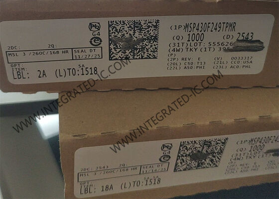 MSP430F249TPMR 16-bit Microcontroller MCU dengan Kecepatan 16MHz, Daya Ultra-Rendah dan 60KB Flash Memory