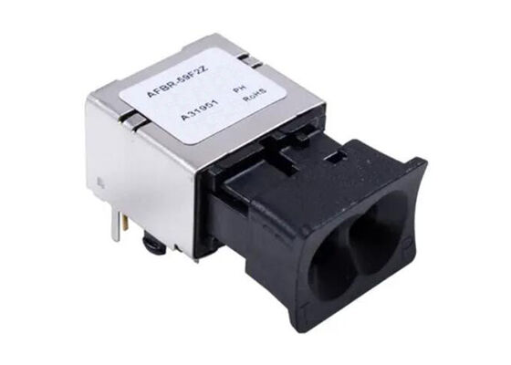 AFBR-59F2Z Kompak 650nm Panjang gelombang 250MBd Data Rate POF Transceiver untuk aplikasi industri