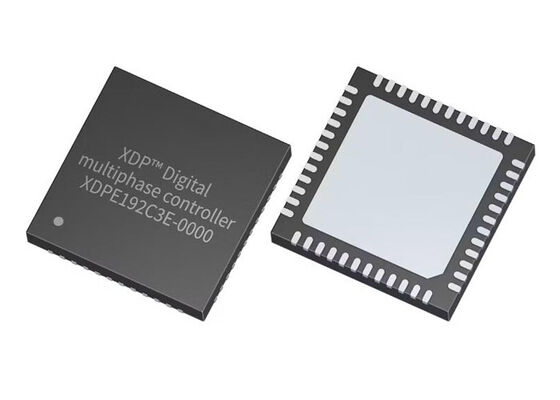 XDPE192C3E-0000 Chip Sirkuit Terpadu 250kHz Hingga 3000kHz XDP™ Pengontrol 12 Fase Loop Ganda Digital