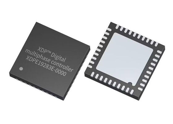 XDPE19283E-0000 Chip Sirkuit Terpadu XDP™Pengontrol Multifase Digital Regulator Voltase Loop Ganda 8 Fase