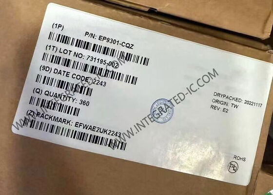 EP9301-CQZ Integrated Circuit Chip dengan 166MHz ARM920T Core System-On-Chip Processor dalam Paket LQFP-208