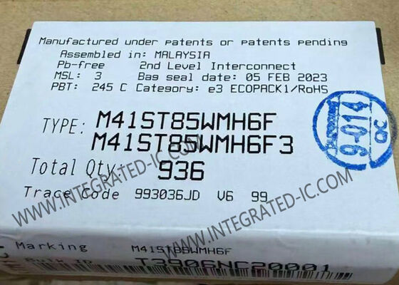 M41ST85WMH6F Integrated Circuit Chip dengan 44B NVRAM dan 400 kHz I2C Interface Real-Time Clock dalam Paket SOIC-8