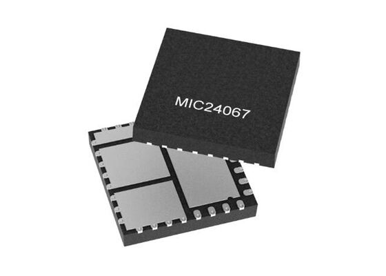 MIC24067T-E/QNA Chip Sirkuit Terpadu 36V 6A Regulator Buck Pengalih Kinerja Tinggi Sinkron